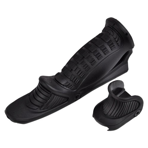 ANGLED FOREGRIP AND THUMB STOP, Enhance your shooting experience with this Angled Foregrip and Thumb Stop Grip Set, designed for improved weapon control, comfort, and precision